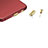 Tapon Antipolvo USB-C Jack Type-C Universal H17 para Apple iPad Pro 12.9 (2022) Oro