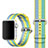 Tela Correa De Reloj Pulsera Eslabones para Apple iWatch 3 38mm Amarillo