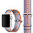 Tela Correa De Reloj Pulsera Eslabones para Apple iWatch 3 38mm Naranja
