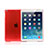 Ultra-thin Transparente Mate Case para Apple iPad Mini 2 Rojo