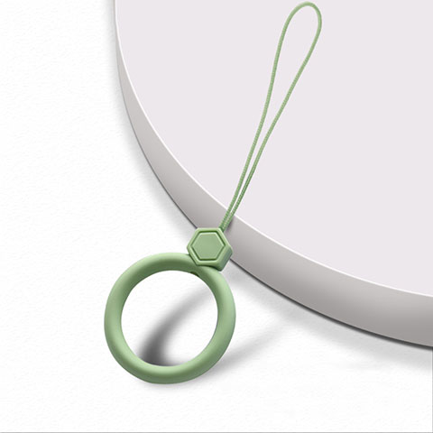 Acollador Cordon Lanyard con Anillo R01 Verde