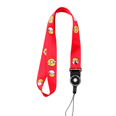 Acollador Cordon Lanyard K02 Rojo