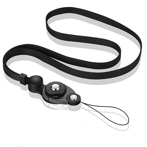 Acollador Correa de Cuello Cordon Lanyard K07 Negro