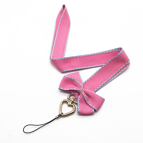 Acollador Correa de Cuello Cordon Lanyard N07 Rosa Roja