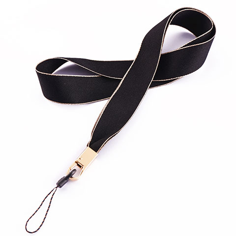 Acollador Correa de Cuello Cordon Lanyard N08 Negro