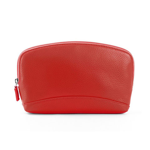 Bolso Cartera Protectora de Cuero Universal K14 Rojo