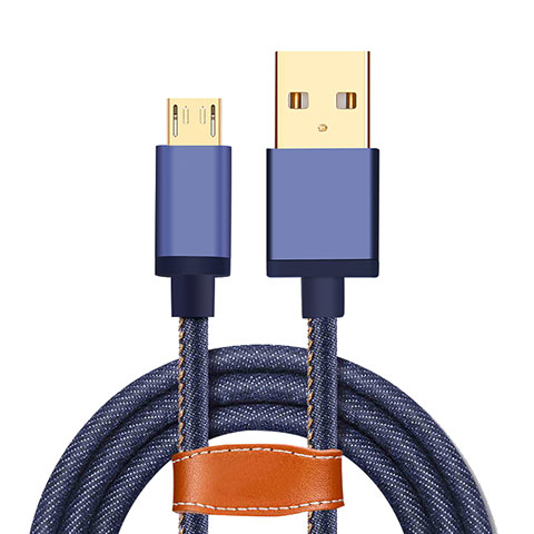 Cable Micro USB Android Universal A11 Azul