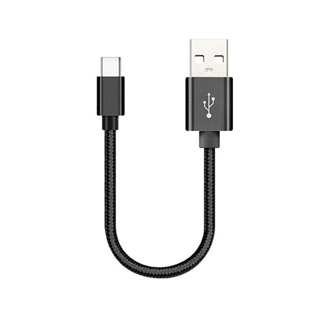 Cable Type-C Android Universal 30cm S05 para Apple iPad Pro 12.9 (2021) Negro