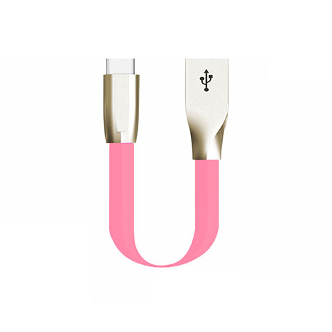 Cable Type-C Android Universal 30cm S06 Rosa