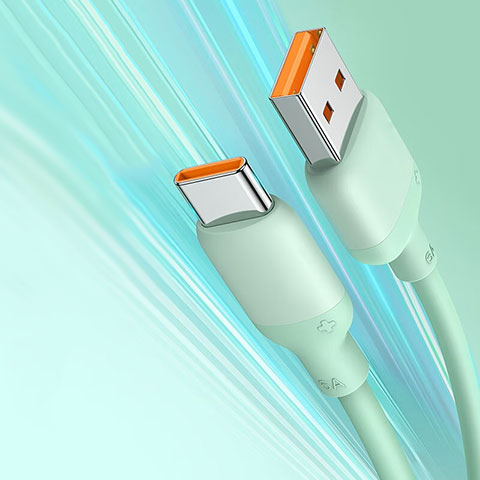 Cable Type-C Android Universal 6A H04 Verde