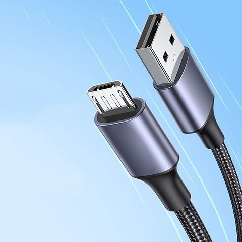 Cable USB 2.0 Android Universal 2A H03 Azul