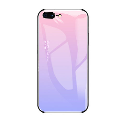 Carcasa Bumper Funda Silicona Espejo A01 para Apple iPhone 7 Plus Morado