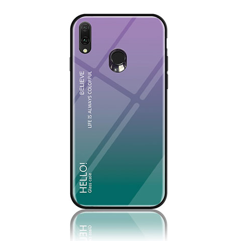 Carcasa Bumper Funda Silicona Espejo Gradiente Arco iris LS1 para Samsung Galaxy A20e Multicolor