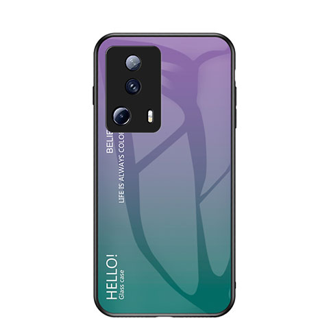 Carcasa Bumper Funda Silicona Espejo Gradiente Arco iris LS1 para Xiaomi Mi 13 Lite 5G Multicolor
