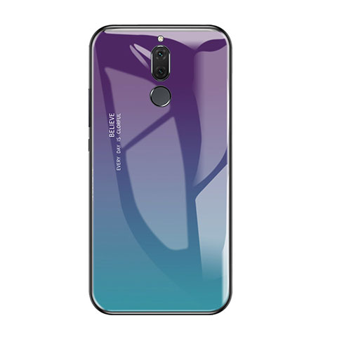 Carcasa Bumper Funda Silicona Espejo Gradiente Arco iris para Huawei G10 Multicolor