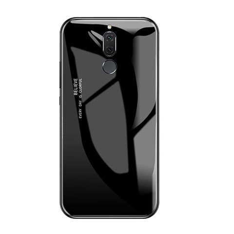 Carcasa Bumper Funda Silicona Espejo Gradiente Arco iris para Huawei Nova 2i Negro