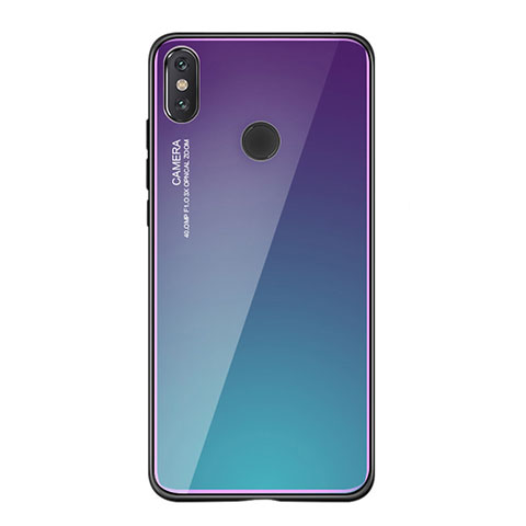 Carcasa Bumper Funda Silicona Espejo Gradiente Arco iris para Xiaomi Mi 8 SE Multicolor