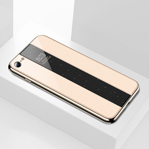 Carcasa Bumper Funda Silicona Espejo M01 para Apple iPhone 6S Oro