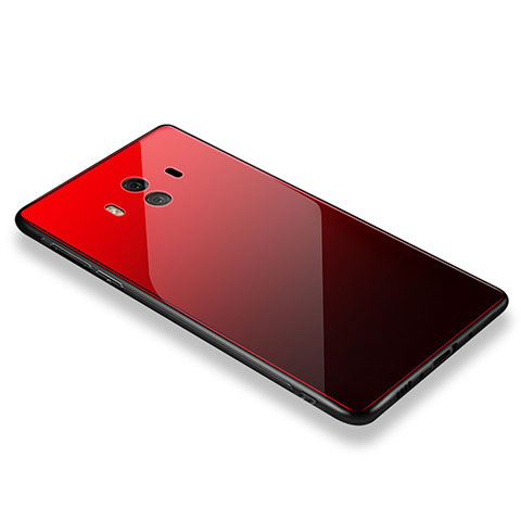 Carcasa Bumper Funda Silicona Espejo M01 para Huawei Mate 10 Rojo
