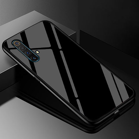Carcasa Bumper Funda Silicona Espejo M01 para Realme X3 SuperZoom Negro