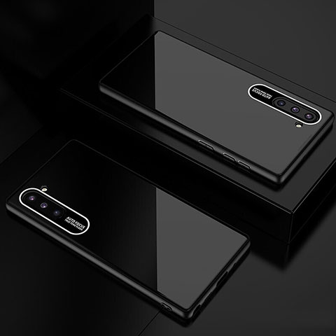 Carcasa Bumper Funda Silicona Espejo M01 para Samsung Galaxy Note 10 Negro