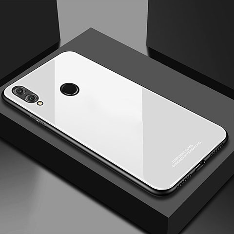 Carcasa Bumper Funda Silicona Espejo M02 para Huawei Honor 10 Lite Blanco