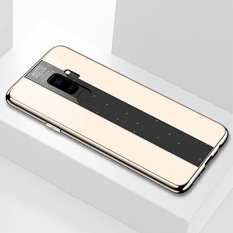 Carcasa Bumper Funda Silicona Espejo M02 para Samsung Galaxy S9 Plus Oro