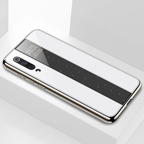 Carcasa Bumper Funda Silicona Espejo M02 para Xiaomi Mi A3 Lite Blanco