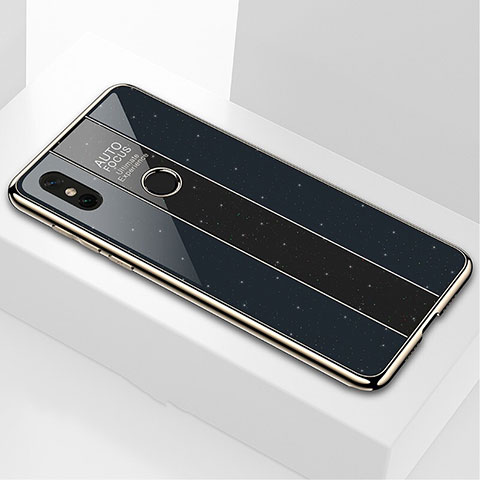 Carcasa Bumper Funda Silicona Espejo M03 para Xiaomi Mi Mix 3 Negro