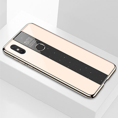 Carcasa Bumper Funda Silicona Espejo M03 para Xiaomi Mi Mix 3 Oro