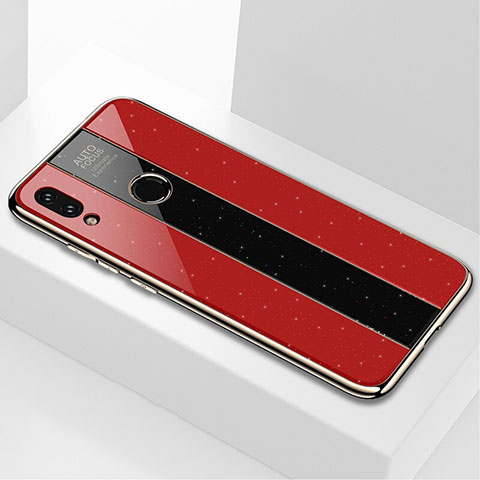 Carcasa Bumper Funda Silicona Espejo M03 para Xiaomi Redmi Note 7 Pro Rojo