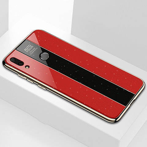 Carcasa Bumper Funda Silicona Espejo M04 para Huawei Y9 (2019) Rojo