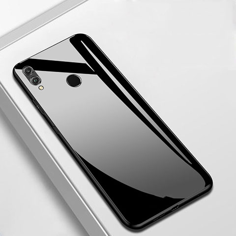 Carcasa Bumper Funda Silicona Espejo M05 para Huawei Y9 (2019) Negro