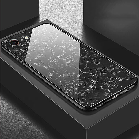 Carcasa Bumper Funda Silicona Espejo P01 para Apple iPhone 6 Plus Negro