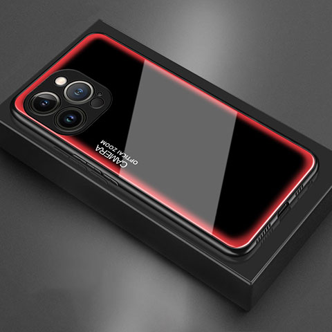 Carcasa Bumper Funda Silicona Espejo para Apple iPhone 14 Pro Rosa