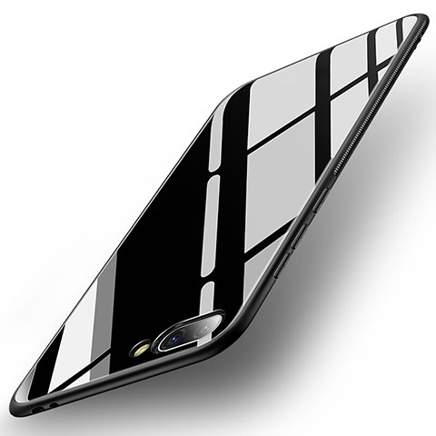 Carcasa Bumper Funda Silicona Espejo para Huawei Honor 10 Negro