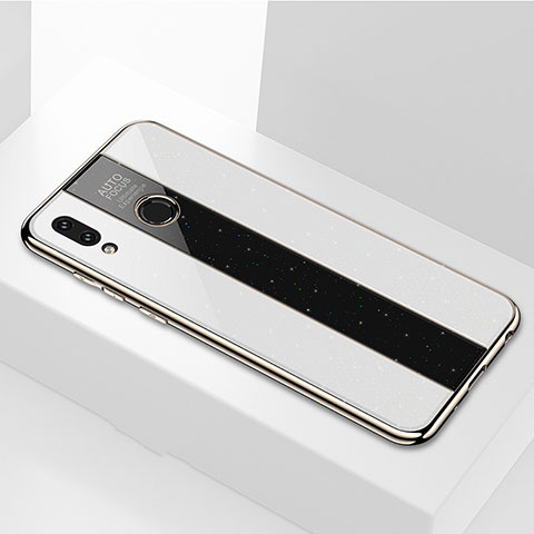 Carcasa Bumper Funda Silicona Espejo para Huawei Honor 8X Blanco