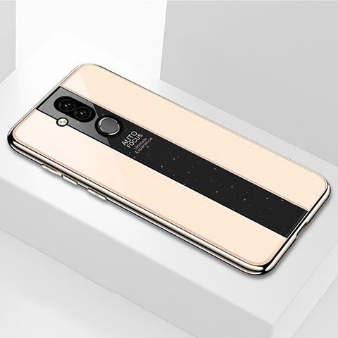 Carcasa Bumper Funda Silicona Espejo para Huawei Mate 20 Lite Oro