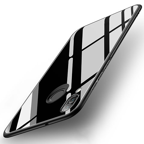 Carcasa Bumper Funda Silicona Espejo para Huawei Nova 3e Negro