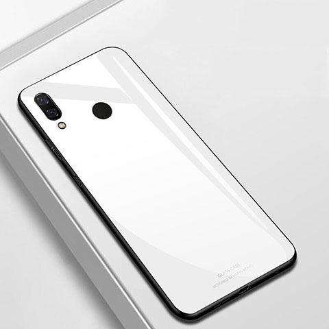 Carcasa Bumper Funda Silicona Espejo para Huawei P Smart+ Plus Blanco