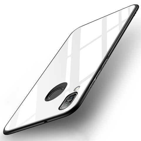 Carcasa Bumper Funda Silicona Espejo para Huawei P20 Lite Blanco
