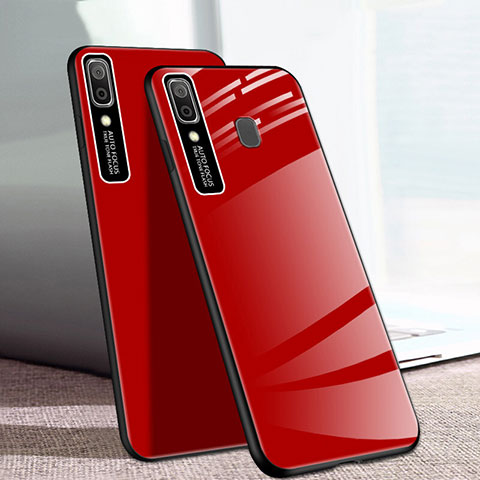 Carcasa Bumper Funda Silicona Espejo para Samsung Galaxy A20e Rojo