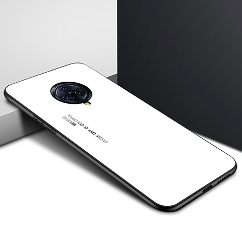 Carcasa Bumper Funda Silicona Espejo para Vivo Nex 3 Blanco