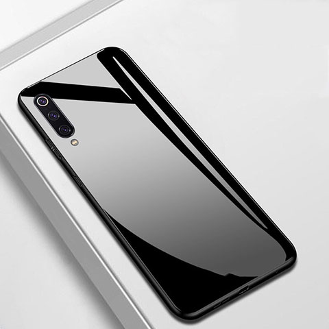 Carcasa Bumper Funda Silicona Espejo para Xiaomi CC9e Negro