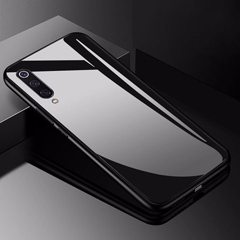 Carcasa Bumper Funda Silicona Espejo para Xiaomi Mi 9 Negro