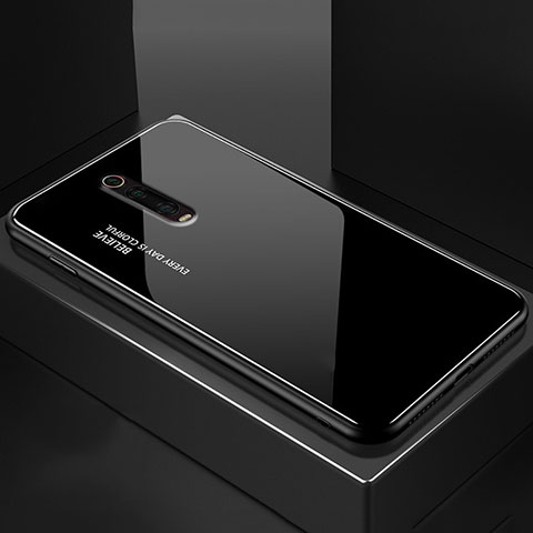 Carcasa Bumper Funda Silicona Espejo para Xiaomi Mi 9T Pro Negro