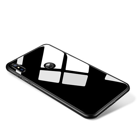 Carcasa Bumper Funda Silicona Espejo para Xiaomi Mi Mix 2S Negro
