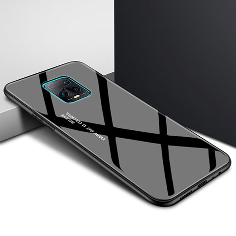 Carcasa Bumper Funda Silicona Espejo para Xiaomi Redmi 10X 5G Negro