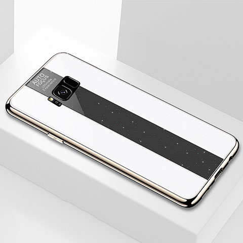 Carcasa Bumper Funda Silicona Espejo S01 para Samsung Galaxy S8 Plus Blanco
