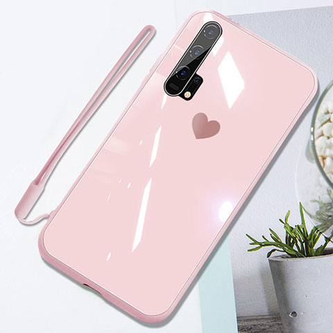 Carcasa Bumper Funda Silicona Espejo T01 para Huawei Honor 20 Pro Rosa